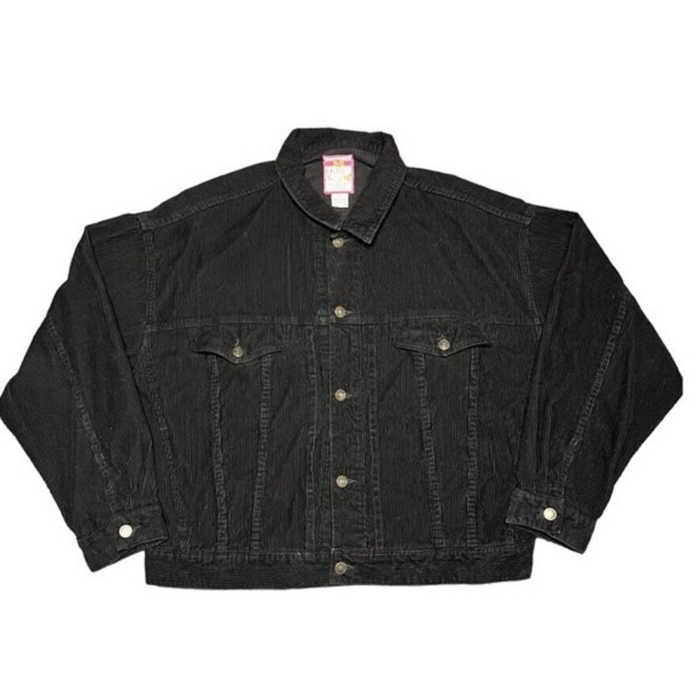 Looney Tunes Black Corduroy “The Wilder One” Bugs Bunny Jacket - XL